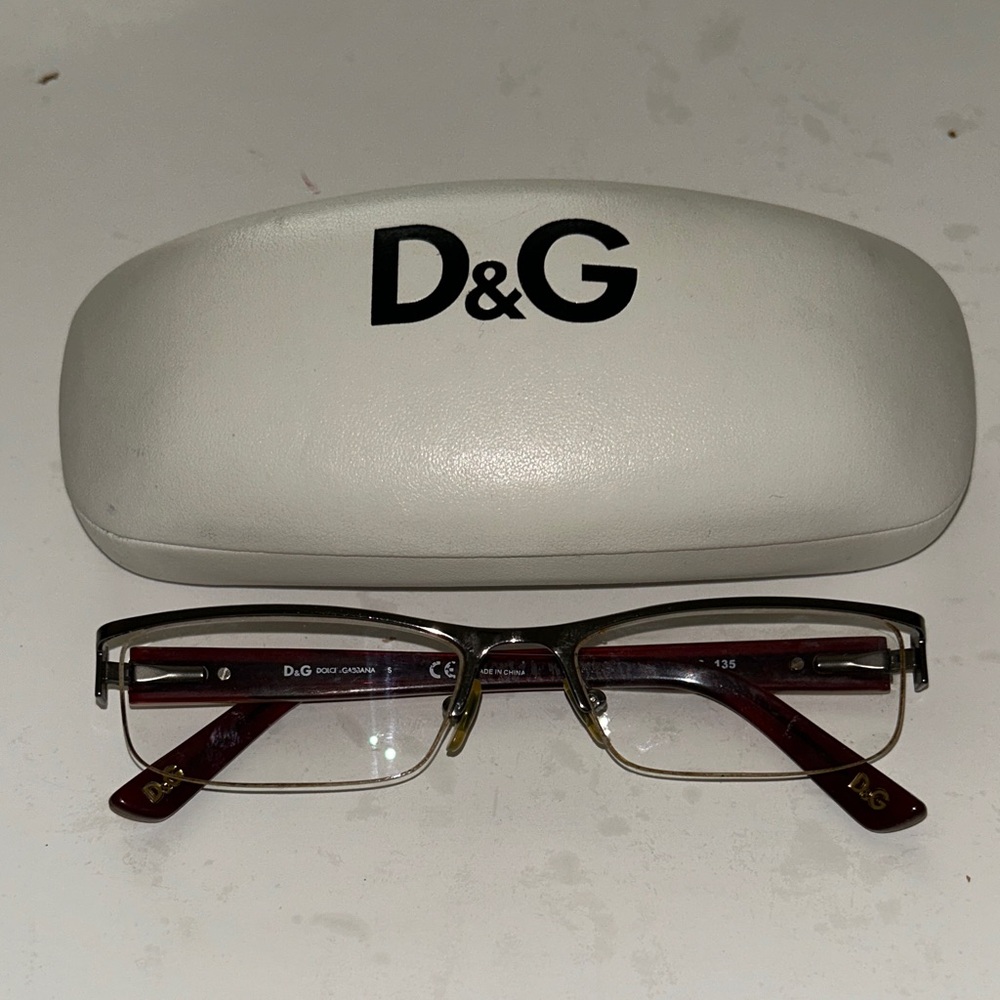 RX D&G Women's Glasses with Black and Brown Accents
